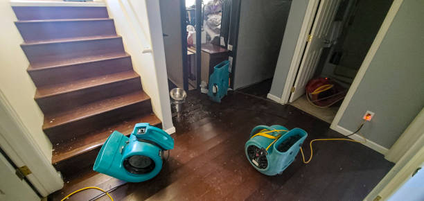 Water damage restoration process in Rexland Acres, CA